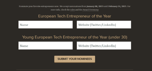 Europioneer nominations