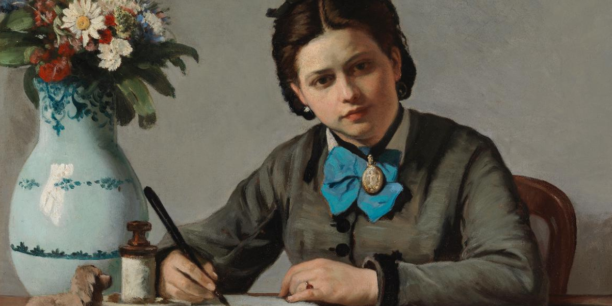 A Girl Writing