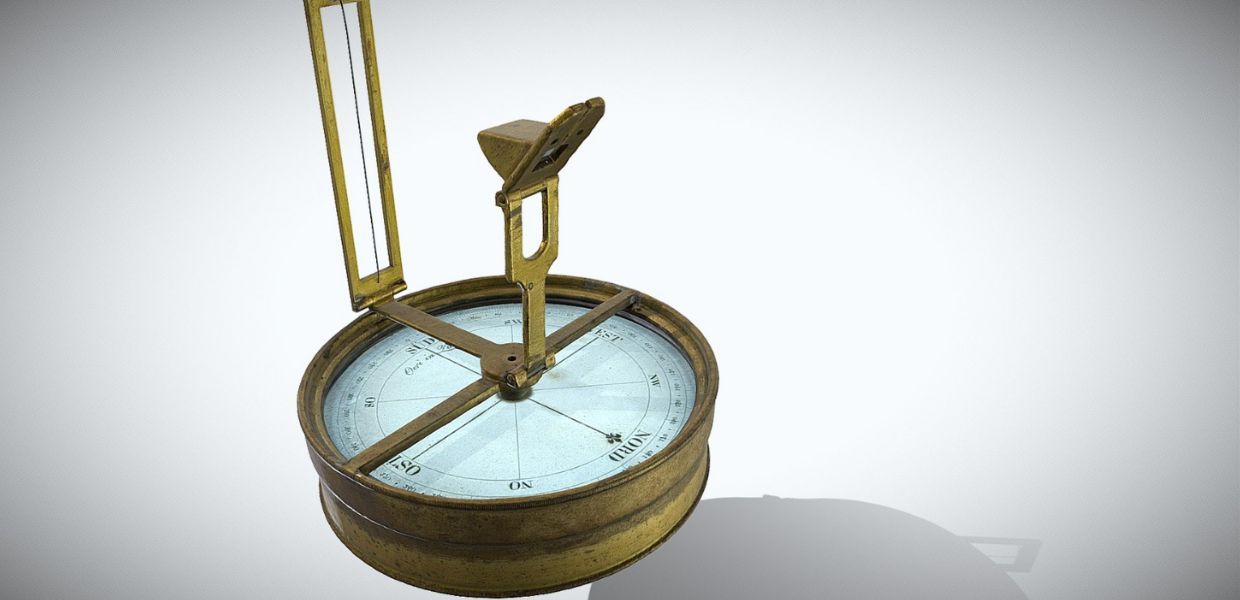 A compass in 3D