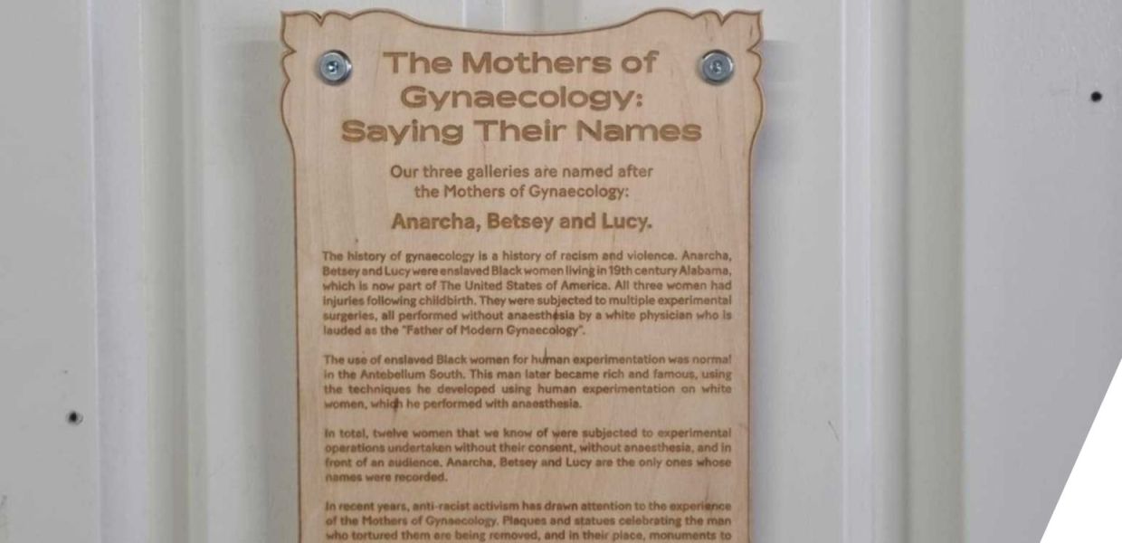 Mothers of Gynaecology Plaque
