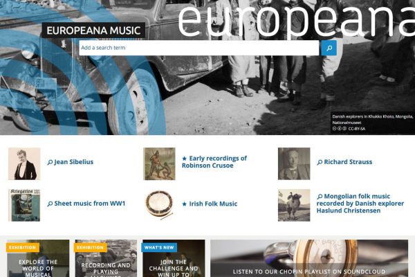 Music heritage resources for the Europeana Challenge