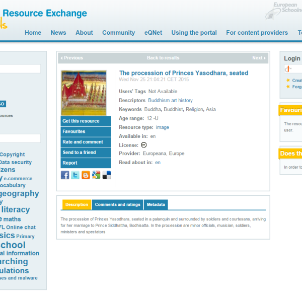 Introducing Europeana to the Learning Resource Exchange