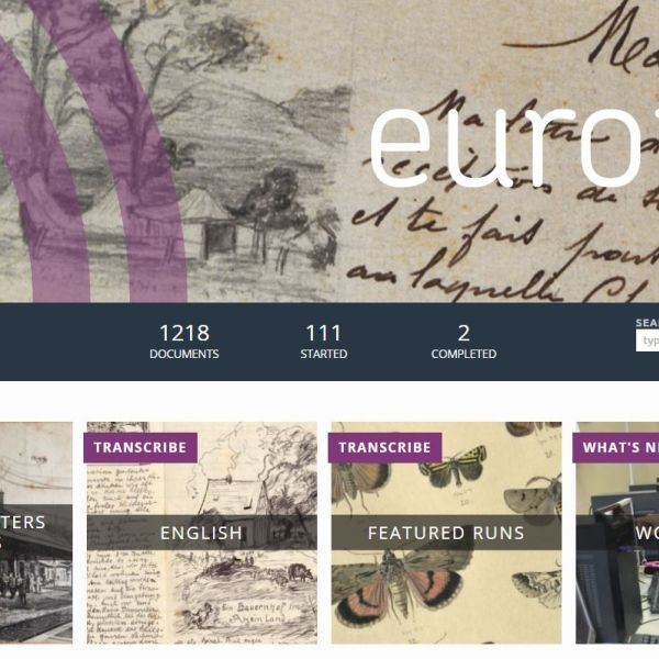 Transcribing Europeana 1914-1918