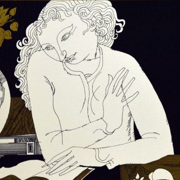 A quiet writing hour with art and culture