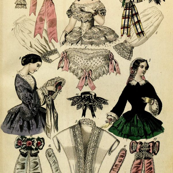 Inspiration for the #EuropeanaChallenge: Swedish fashion from the 19th century