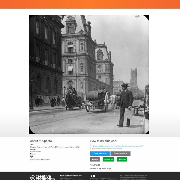 470,000 images from Europeana join the new Creative Commons Search database