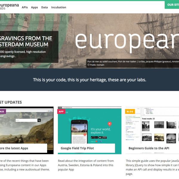 Get more out of the new Europeana Labs