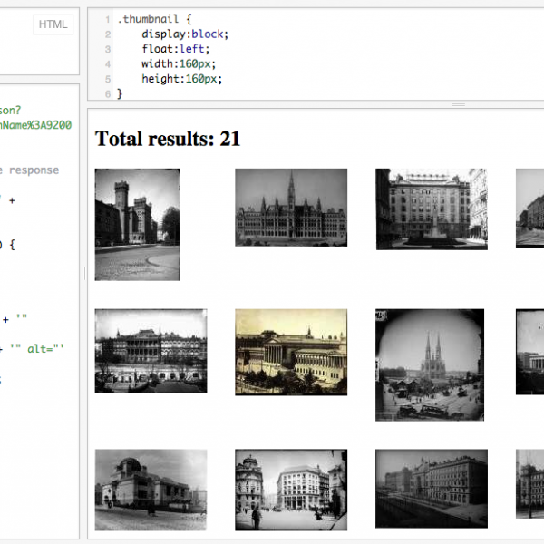 Using the Europeana API - a beginners guide with jQuery