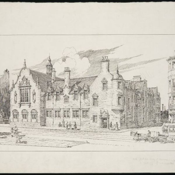 Architectural drawings from Edinburgh