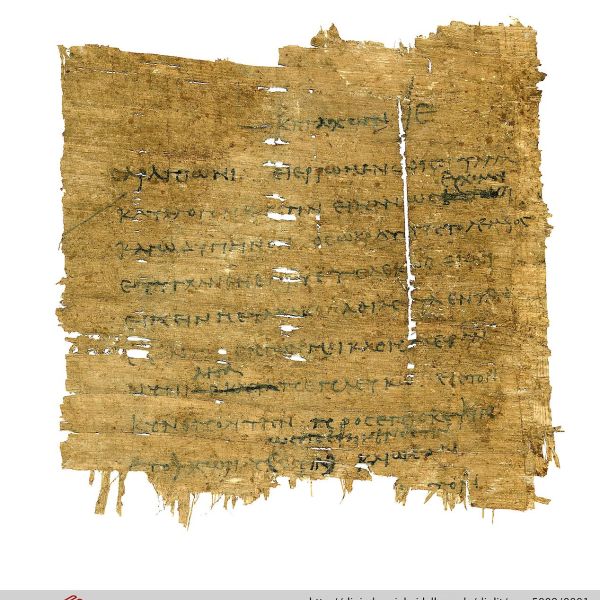 Papyrus fragments from the Universitäts- bibliothek Heidelberg